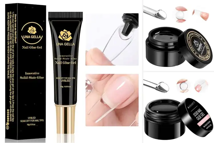 Detailed view of Best Solid Nail Glue Gels