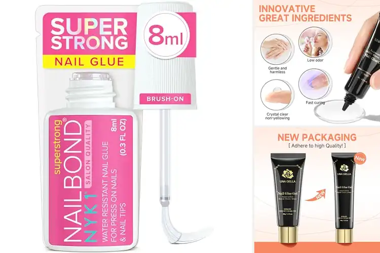 Detailed view of Best Super Strong Nail Glue Gel For Fake Acrylic Tips