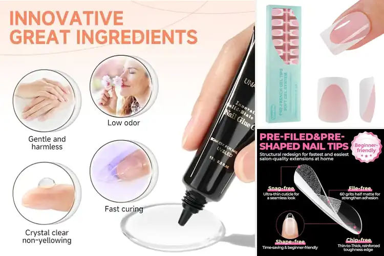 Detailed view of Best Works With Soft Gel Tips And Press On Nails
